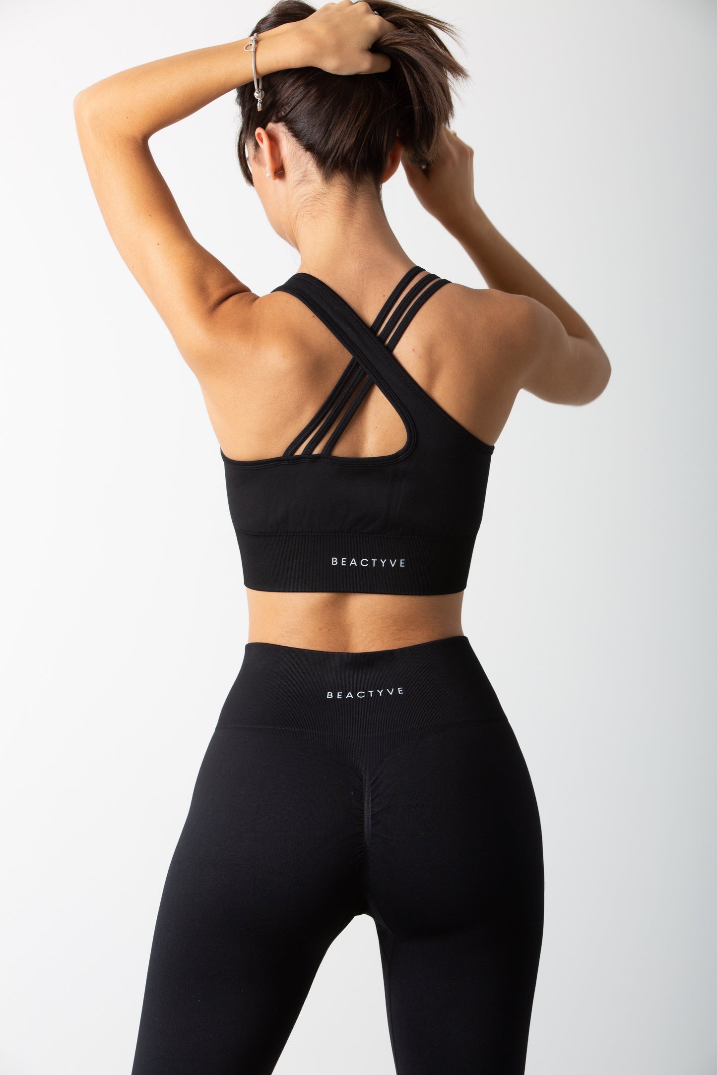 Impact Cross Back Bra - ONYX BLACK