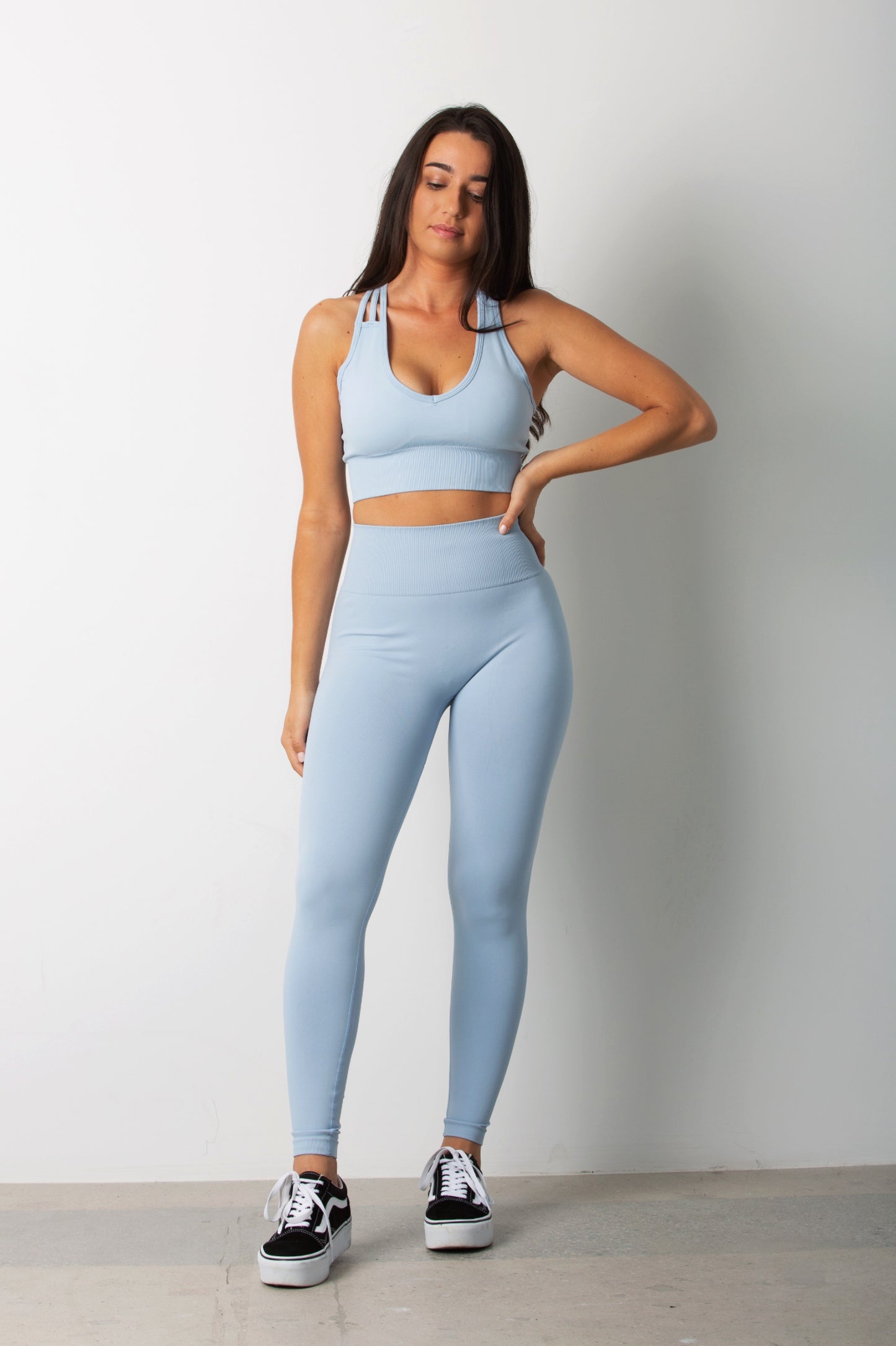 Impact Scrunch Bum Leggings - ICEBERG BLUE