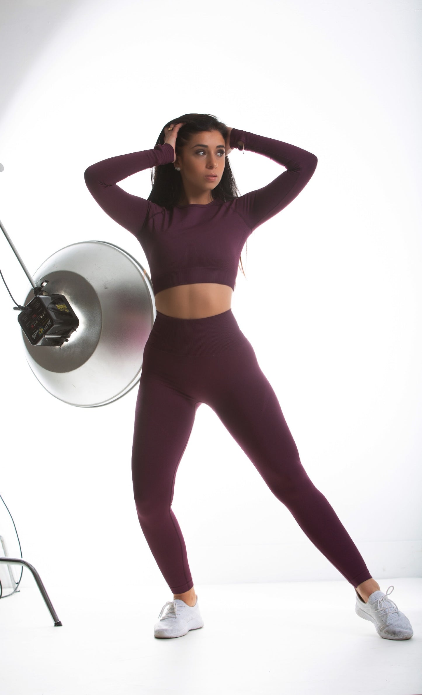 Motion Seamless Leggings-PURPLE PLUM