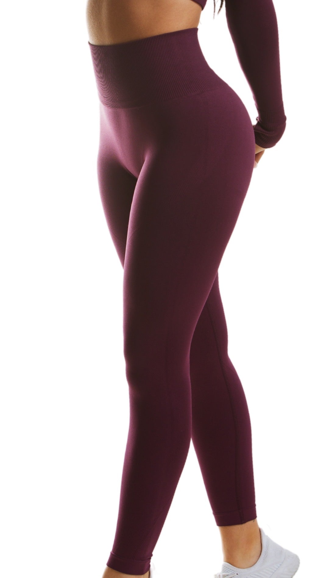 Motion Seamless Leggings-PURPLE PLUM