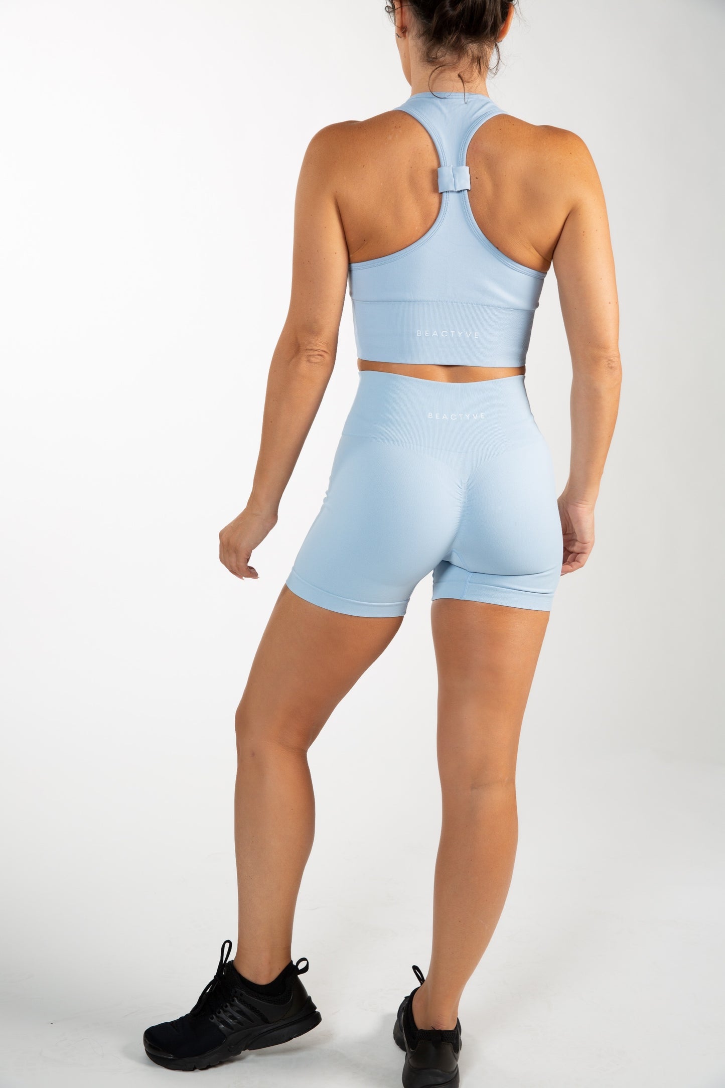 Impact Scrunch Butt Shorts - ICEBERG BLUE