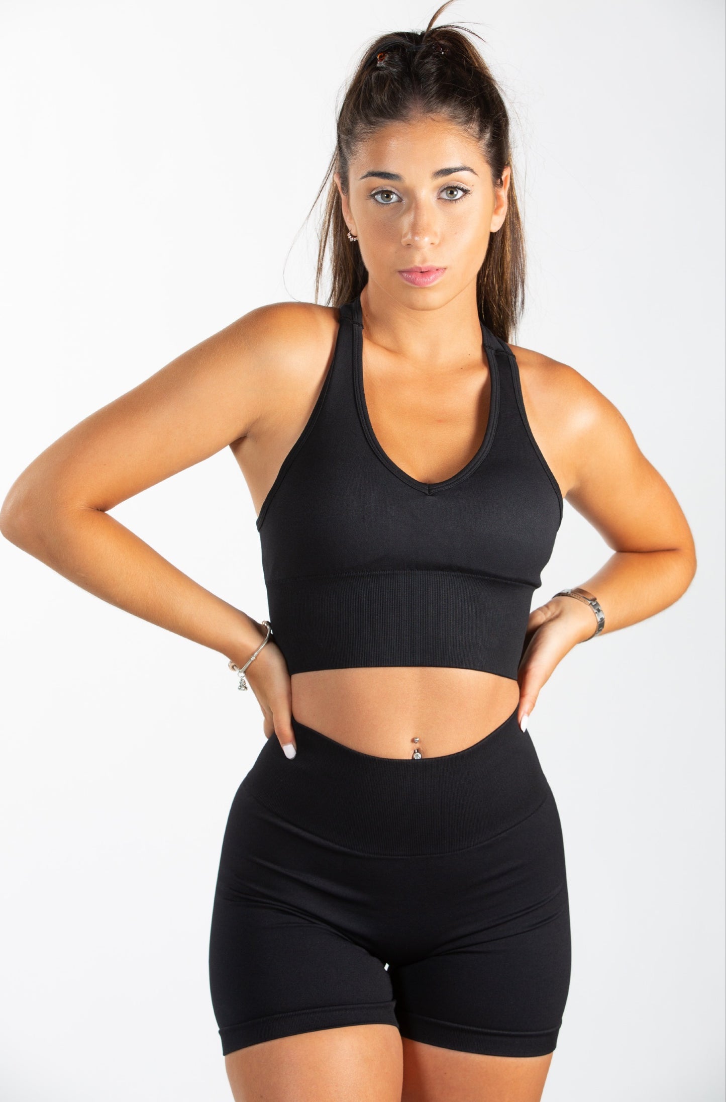 Impact Scrunch Bum Shorts - ONYX BLACK