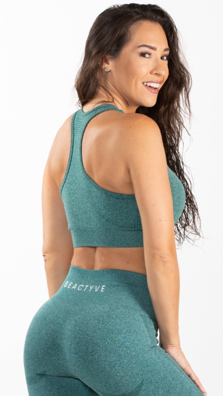 Airy Seamless Sports Bra - EMERALD
