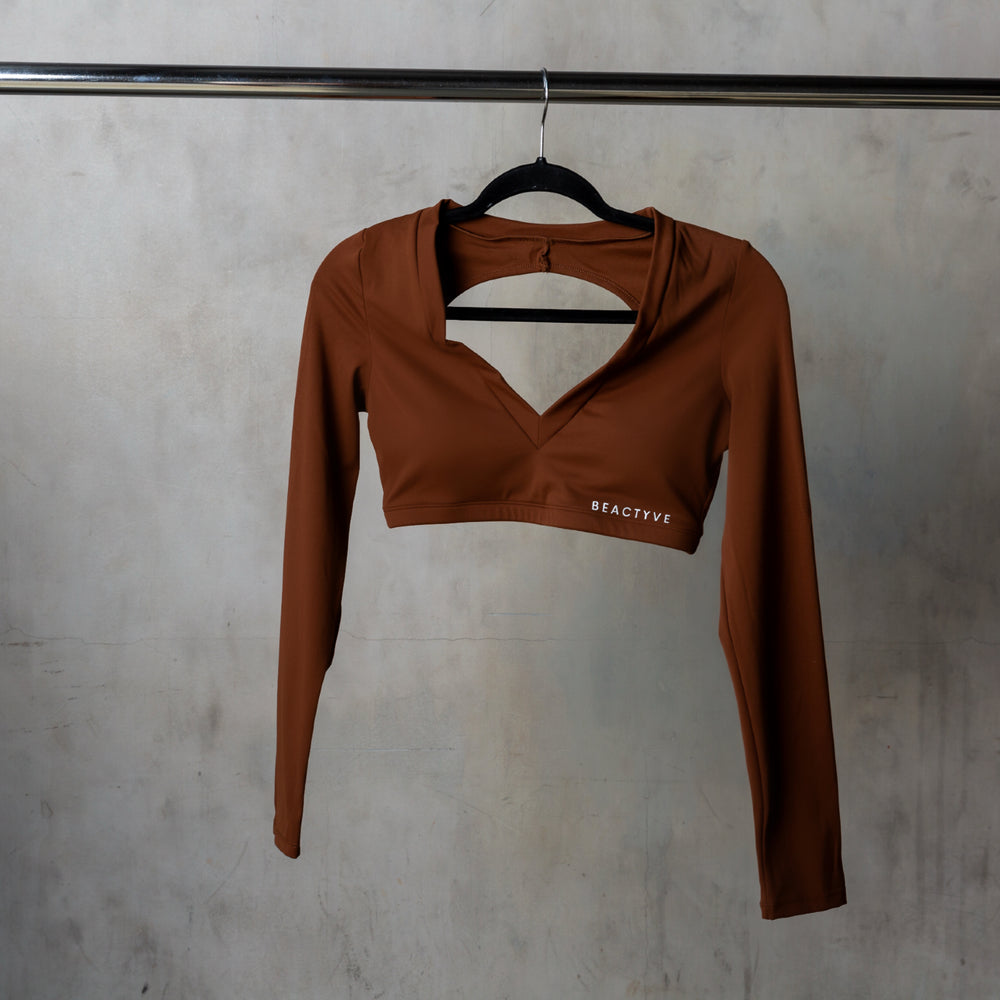 
                  
                    Balance Long Sleeve Backless Top - ESPRESSO
                  
                