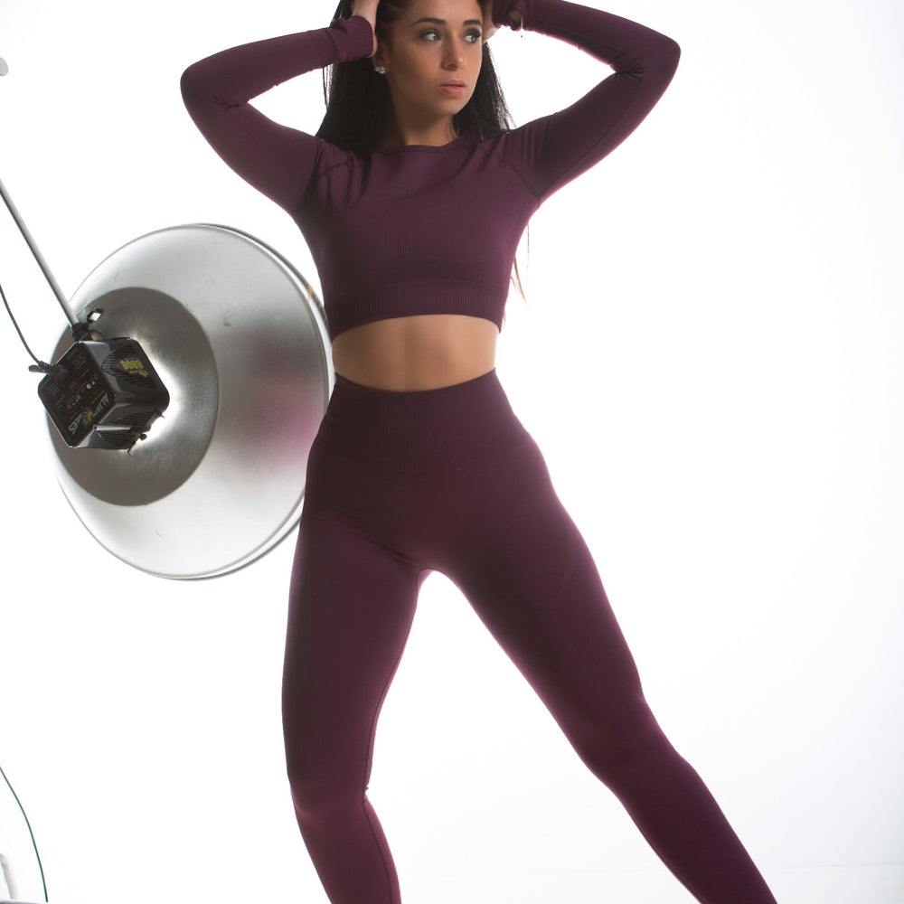 
                  
                    Motion Seamless Leggings-PURPLE PLUM
                  
                
