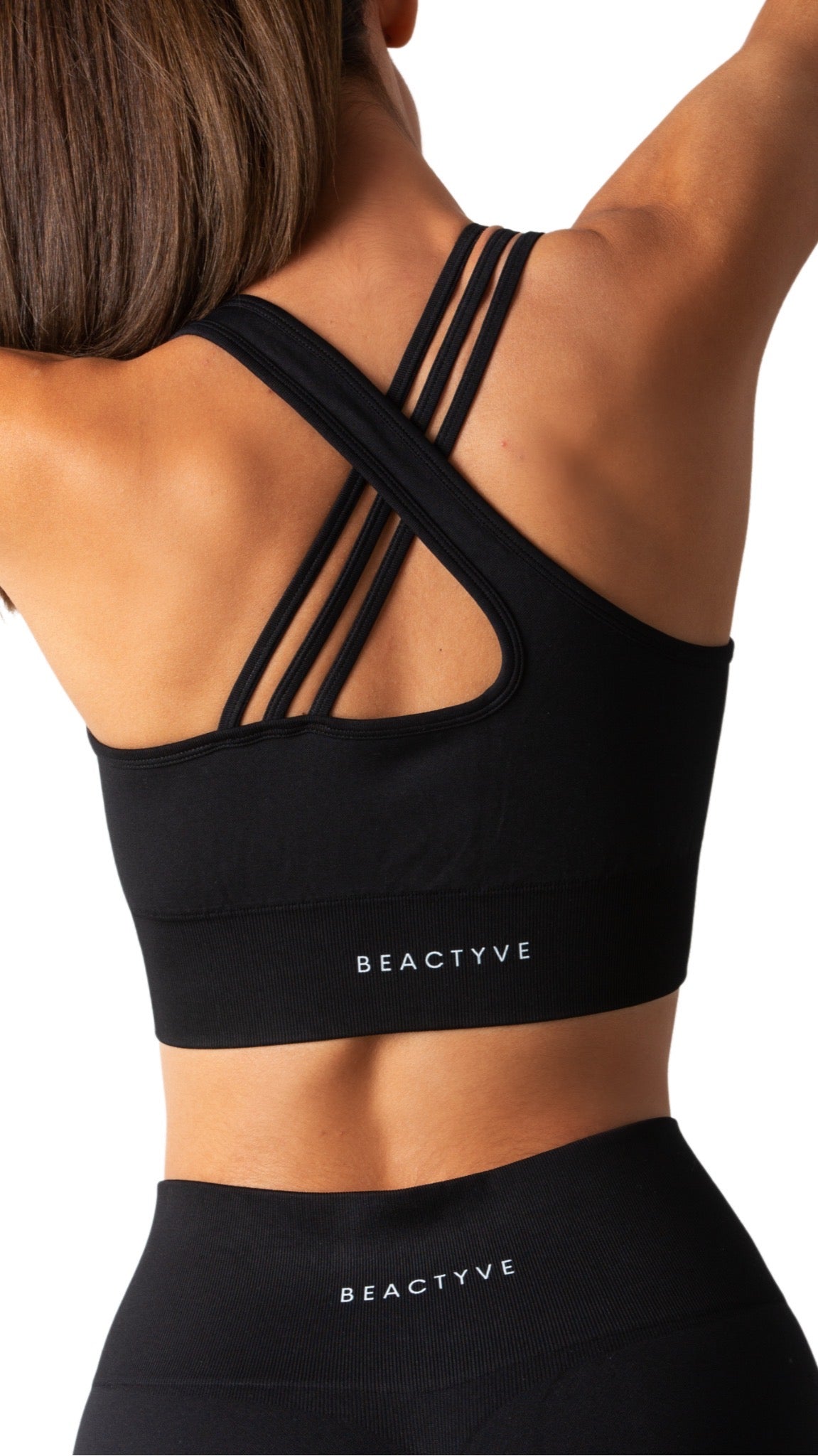 Impact Cross Back Bra - ONYX BLACK