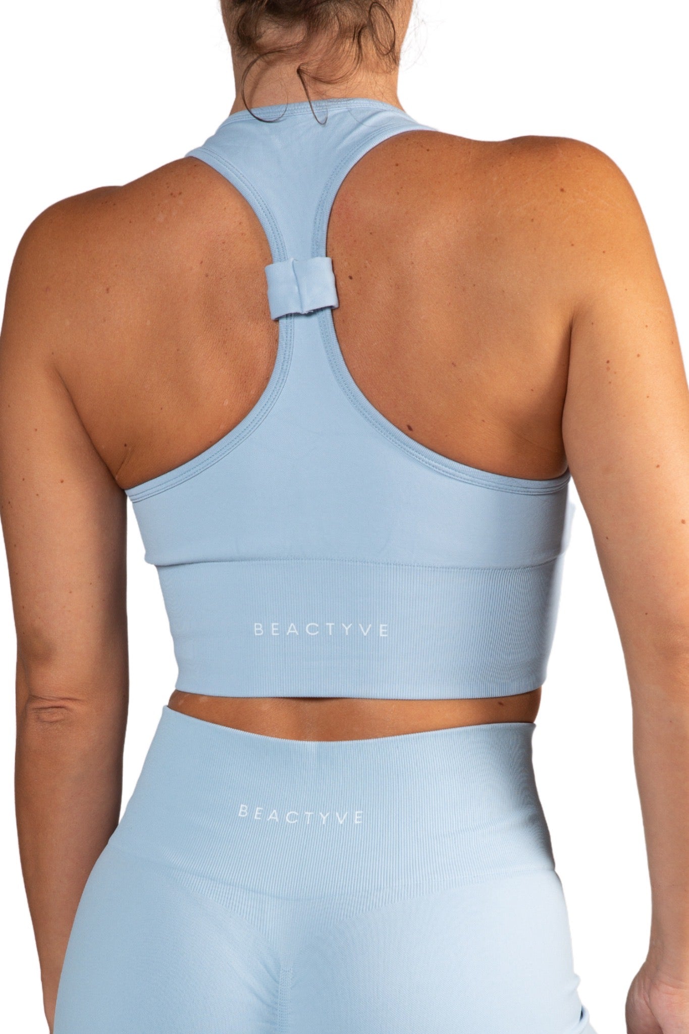 Impact Racerback Sport Bra - ICEBERG BLUE