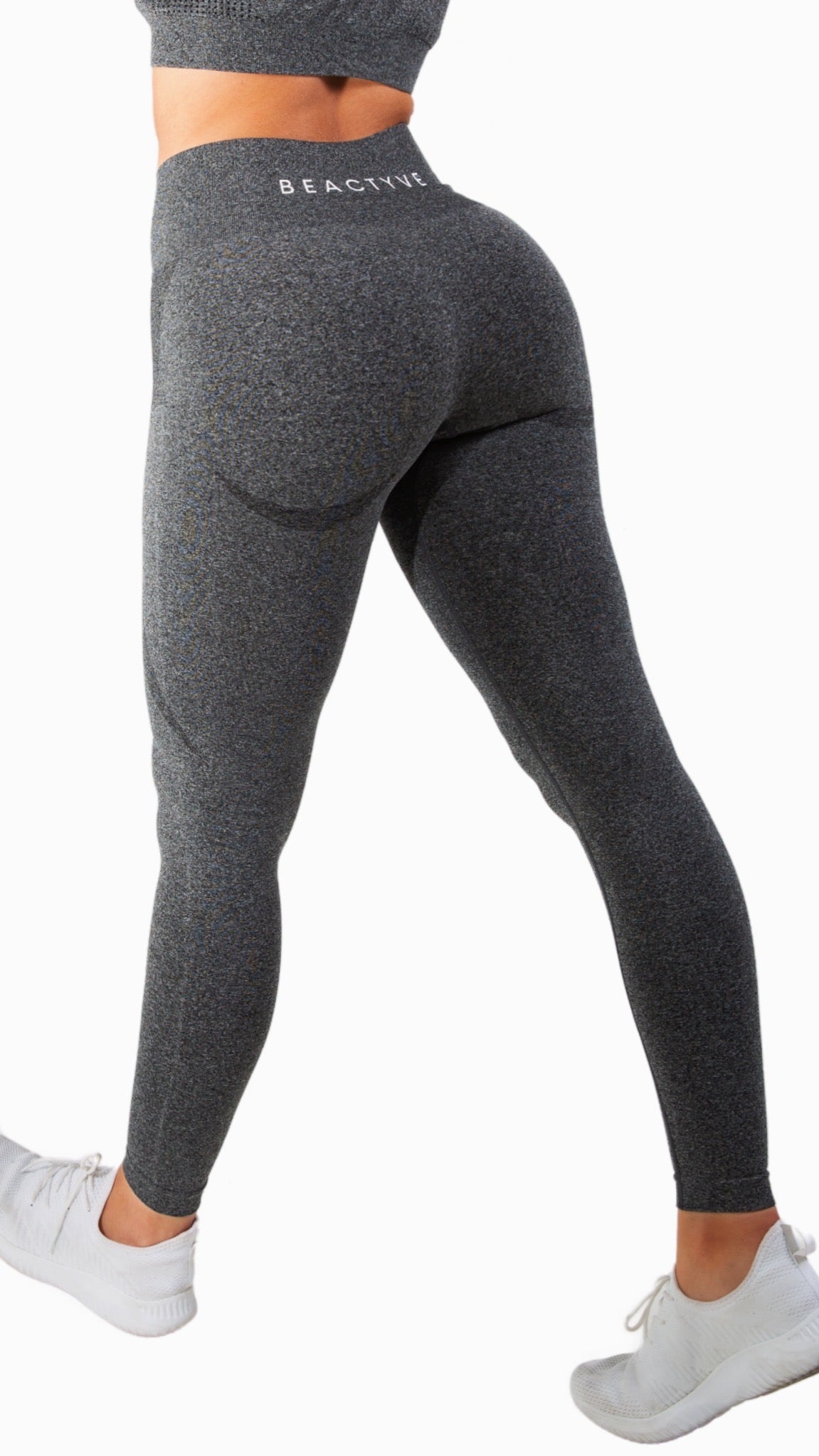 YOURS ACTIVE Plus Size Charcoal Grey Abstract Print Leggings | Yours  Clothing