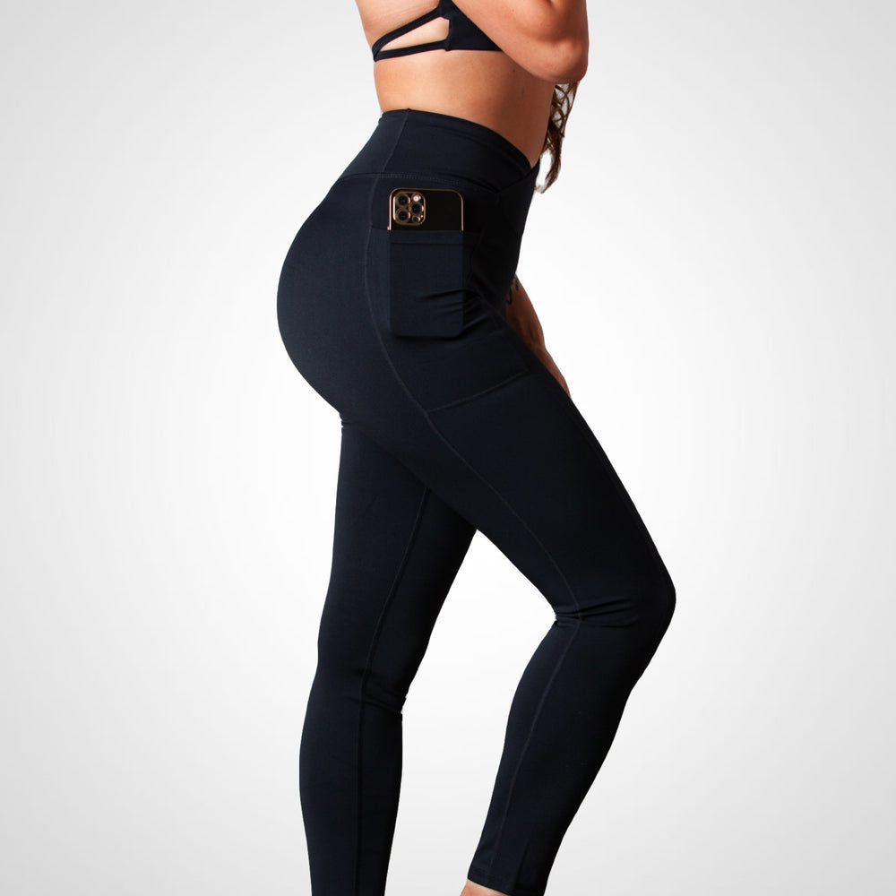 
                  
                    Desire V-Shape Pocket Leggings - JADE BLACK
                  
                