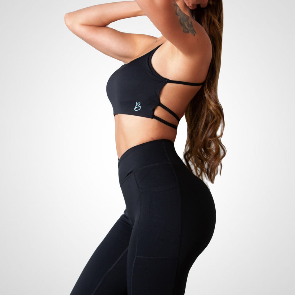 
                  
                    Desire V-Shape Pocket Leggings - JADE BLACK
                  
                